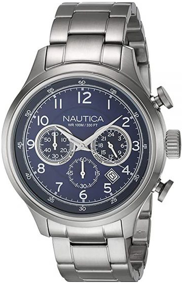 Nautica Nct Miesten kello A19630G Sininen/Teräs Ø44 mm