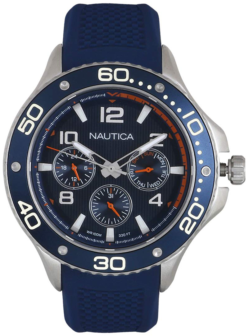 Nautica Miesten kello NAPP25002 Sininen/Kumi Ø48 mm