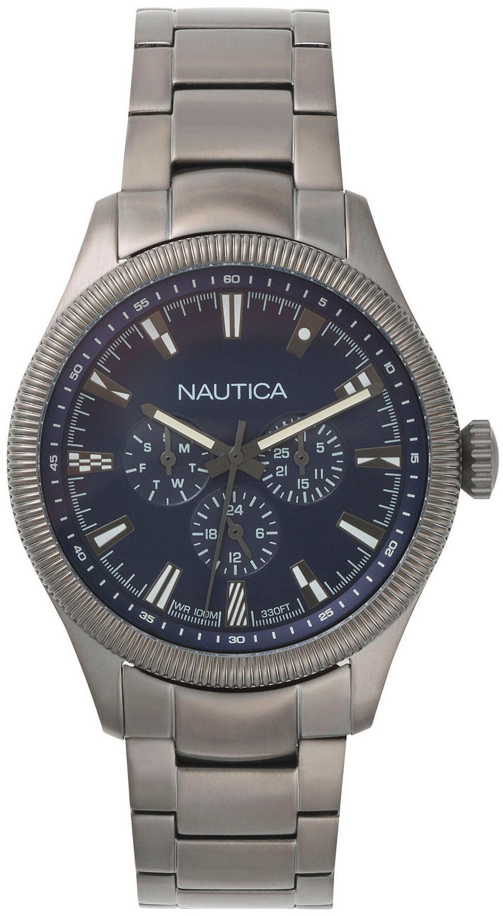 Nautica 99999 Miesten kello NAPSTB004 Sininen/Teräs Ø44 mm