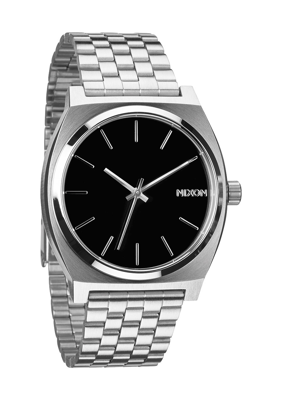 Nixon A045000-00 The Time Teller Musta/Teräs Ø37 mm