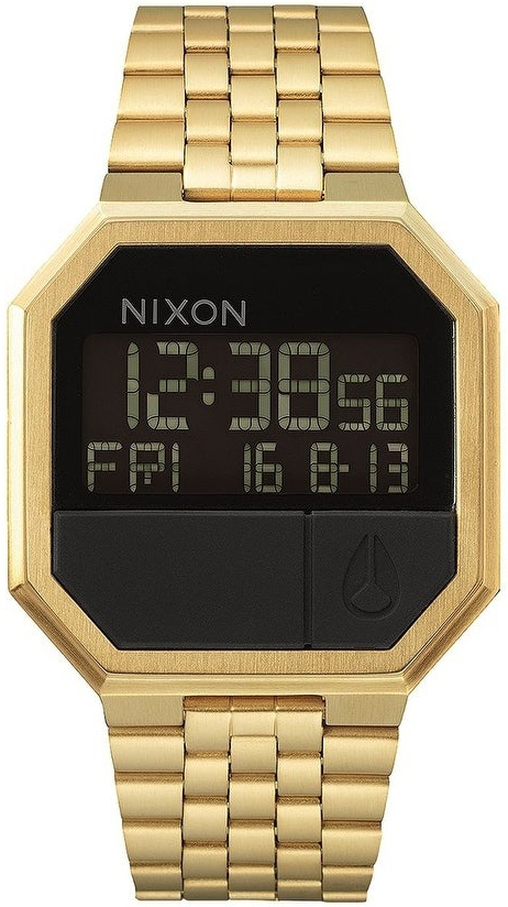 Nixon 99999 Miesten kello A158-502-00 LCD/Kullansävytetty teräs