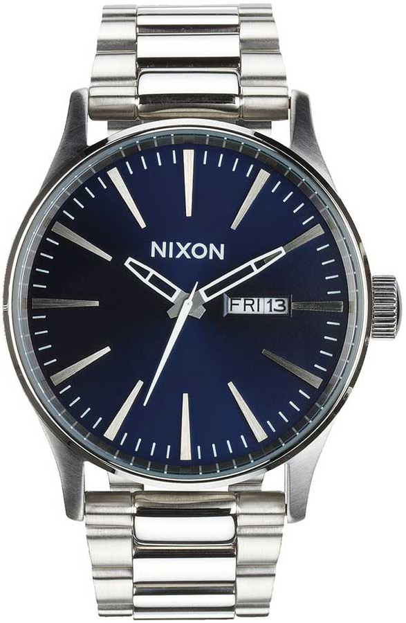 Nixon The Sentry Miesten kello A356-1258 Sininen/Teräs Ø42 mm