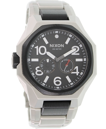 Nixon 99999 Miesten kello A397000-00 Musta/Teräs Ø47 mm