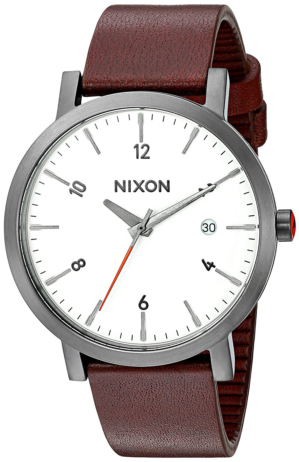 Nixon The Rollo A9842368-00 Valkoinen/Nahka Ø38 mm