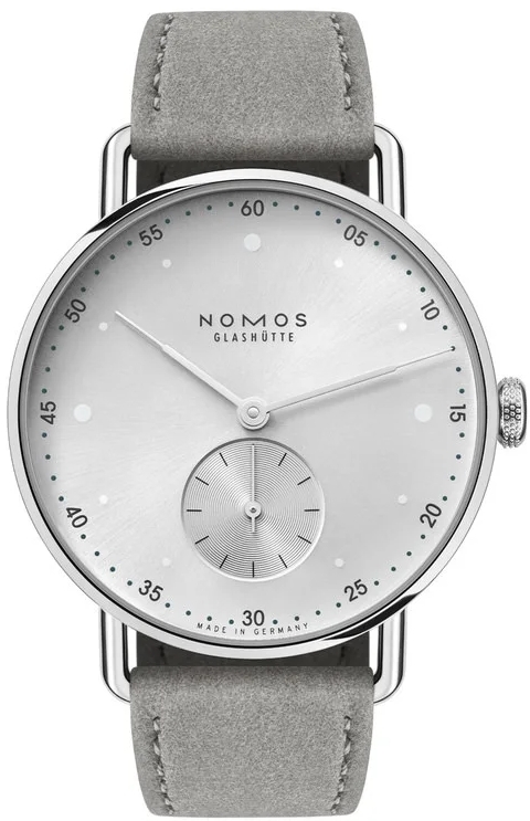 Nomos Glashütte Naisten kello N-1122 Metro Hopea/Tekstiili Ø33 mm