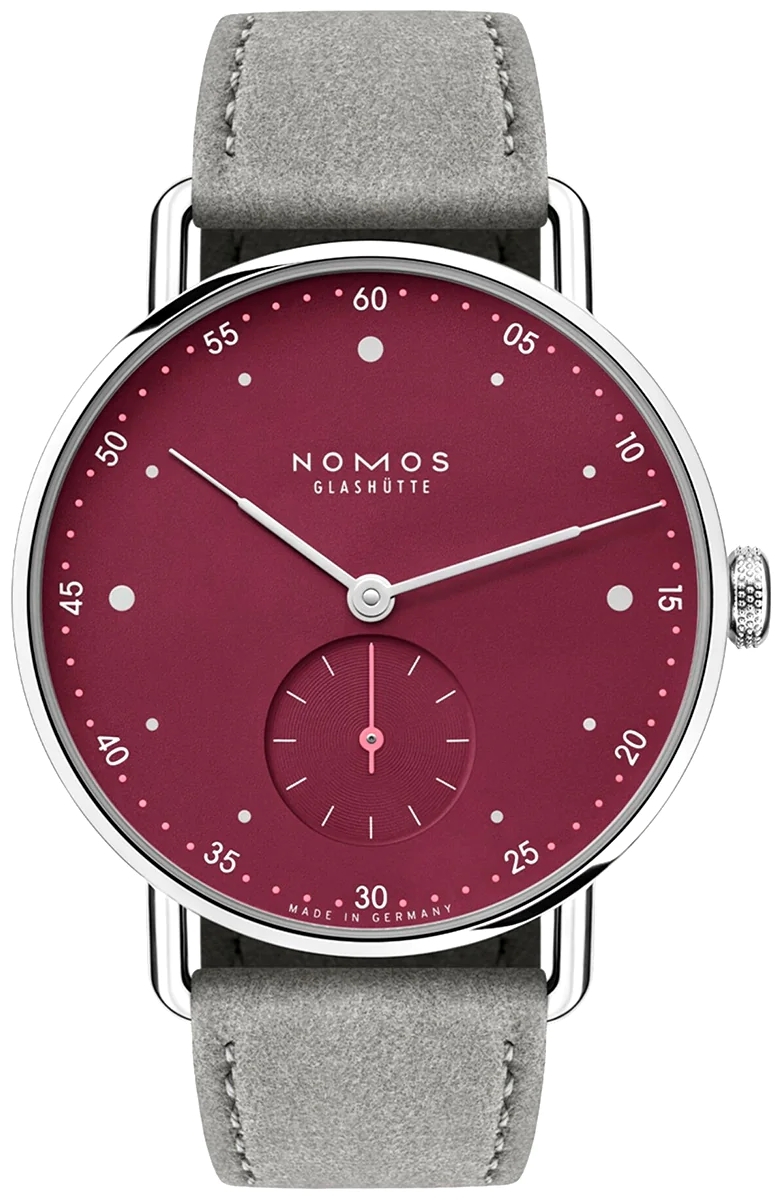 Nomos Glashütte Naisten kello N-1123.SB Metro Punainen/Tekstiili