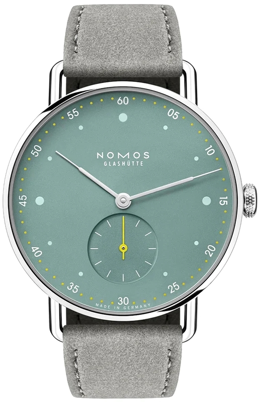 Nomos Glashütte Naisten kello N-1124.SB Metro Vihreä/Tekstiili Ø33