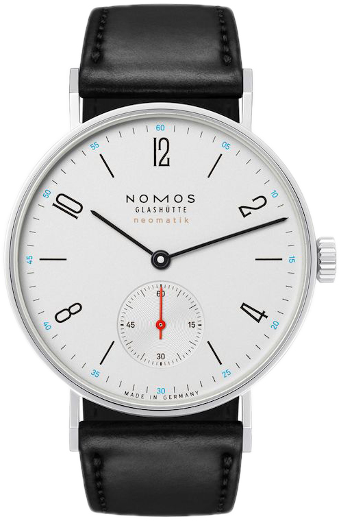 Nomos Glashütte Naisten kello N-175 Tangente Hopea/Nahka Ø35 mm