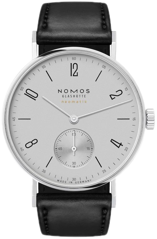 Nomos Glashütte Naisten kello N-188 Tangente Hopea/Nahka Ø35 mm