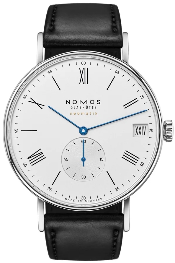 Nomos Glashütte Miesten kello N-262 Ludwig Neomatik Valkoinen/Nahka