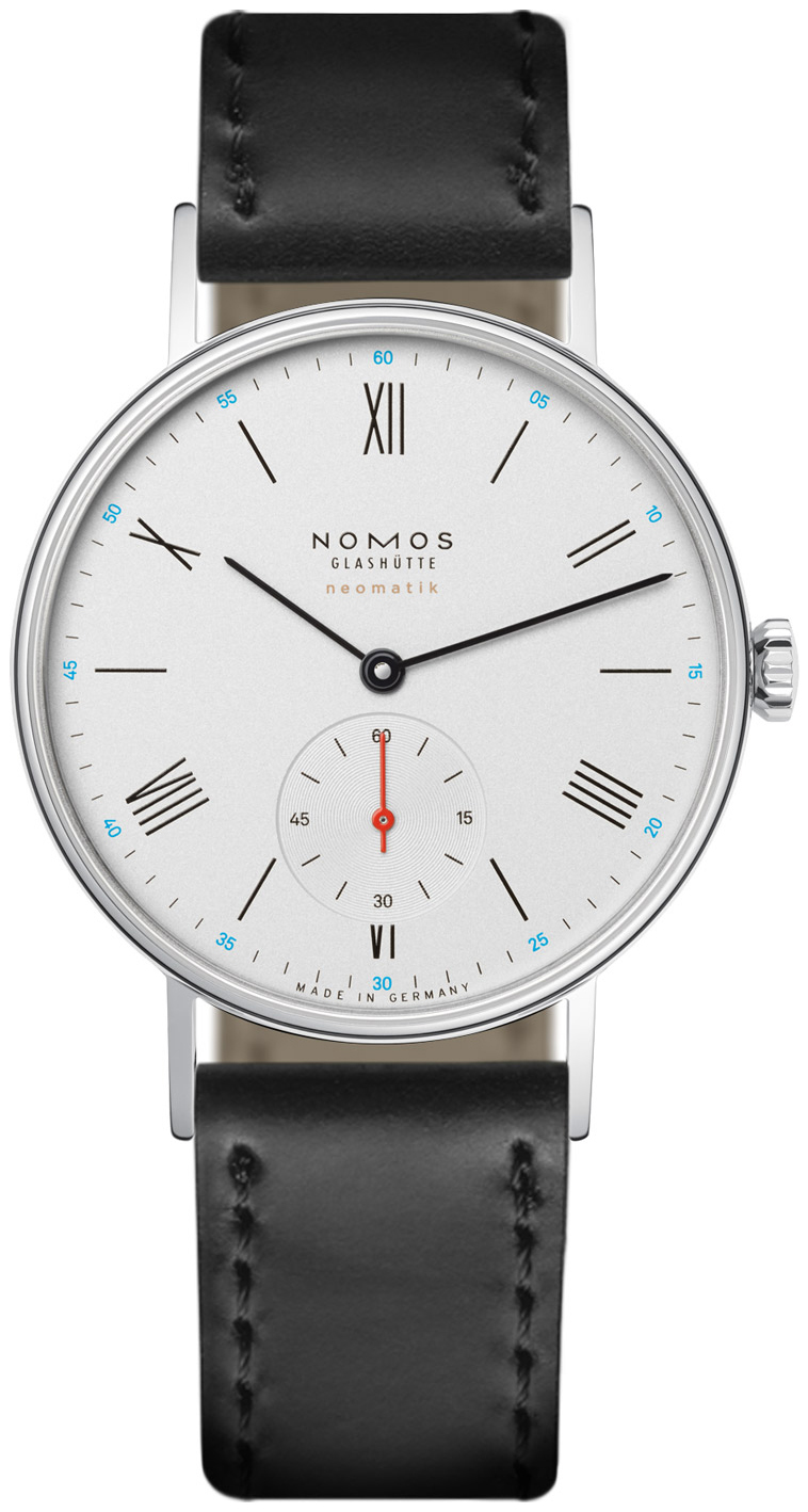 Nomos Glashütte N-282 Ludwig Valkoinen/Nahka Ø36 mm