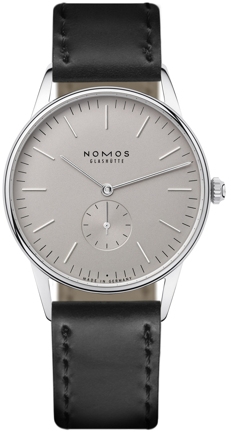 Nomos Glashütte N-383 Orion Harmaa/Nahka Ø38 mm