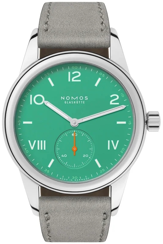 Nomos Glashütte Naisten kello N-715.GB Club Campus Vihreä/Nahka