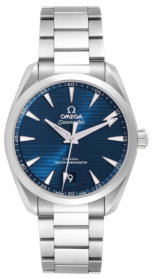 Omega 220.10.38.20.03.001 Seamaster Aqua Terra 150M Sininen/Teräs