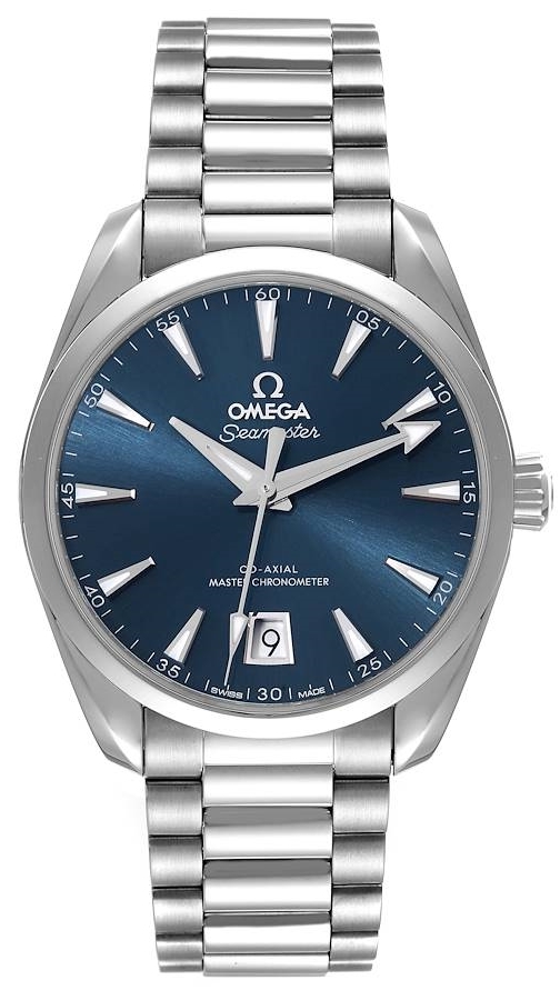 Omega 220.10.38.20.03.003 Seamaster Aqua Terra 150M Sininen/Teräs