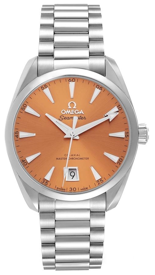 Omega 220.10.38.20.12.001 Seamaster Aqua Terra 150M Oranssi/Teräs