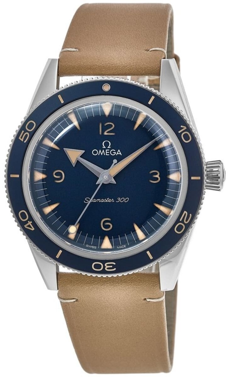 Omega Miesten kello 234.32.41.21.03.001 Seamaster 300M Sininen/Nahka