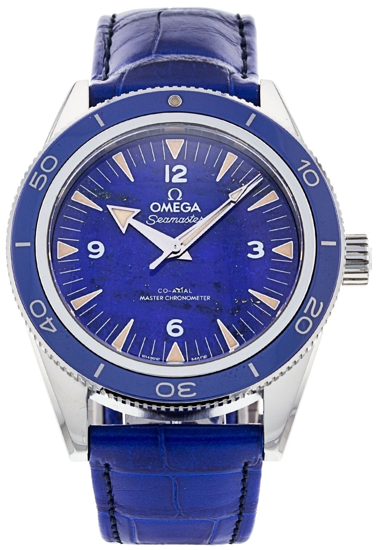 Omega Miesten kello 234.93.41.21.99.002 Seamaster 300M Sininen/Nahka