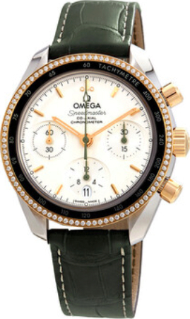 Omega 324.28.38.50.02.001 Speedmaster Chronograph 38Mm Hopea/Nahka