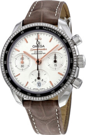 Omega 324.38.38.50.02.001 Speedmaster Chronograph 38Mm Hopea/Nahka