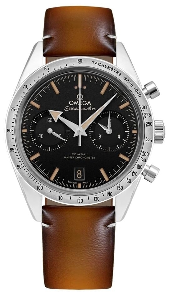 Omega Miesten kello 332.12.41.51.01.001 Speedmaster 57 Musta/Nahka