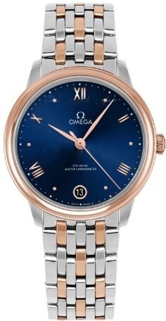 Omega Naisten kello 434.20.34.20.03.001 De Ville Prestige Sininen/18K