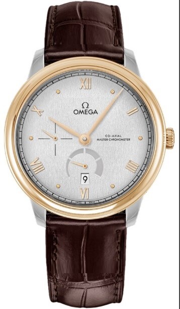 Omega Miesten kello 434.23.41.21.02.001 De Ville Prestige Hopea/Nahka