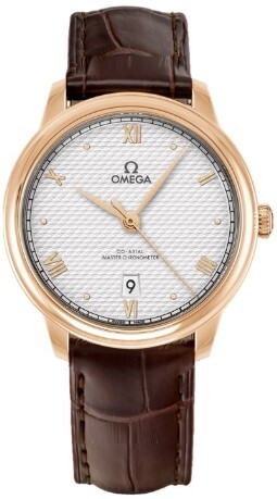 Omega Miesten kello 434.53.40.20.02.002 De Ville Prestige Hopea/Nahka