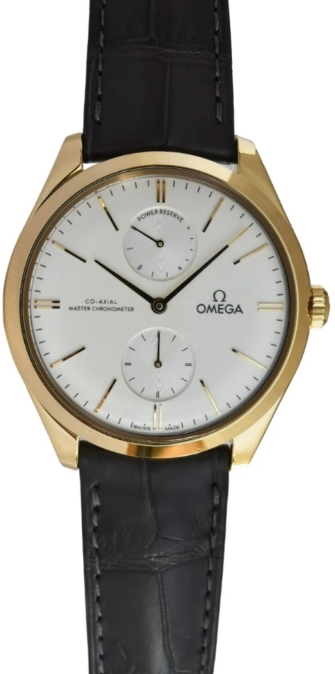 Omega Miesten kello 435.53.40.22.02.001 De Ville Tresor Hopea/Nahka