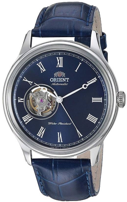 Orient Miesten kello FAG00004D0 Classic Sininen/Nahka Ø43 mm