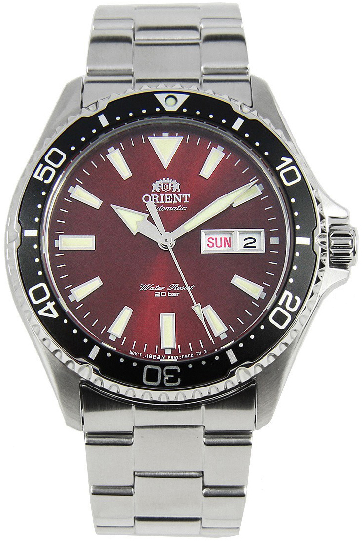 Orient Miesten kello RA-AA0003R19B Mako Iii Punainen/Teräs Ø42 mm