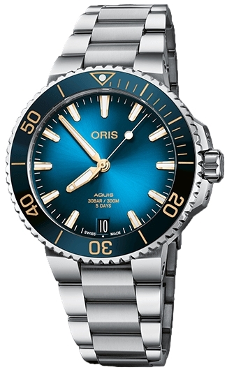 Oris Miesten kello 01 400 7769 4125-07 8 22 09PEB Aquis