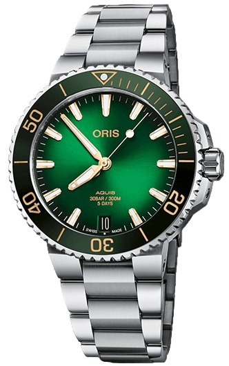 Oris Miesten kello 01 400 7769 4127-07 8 22 09PEB Aquis