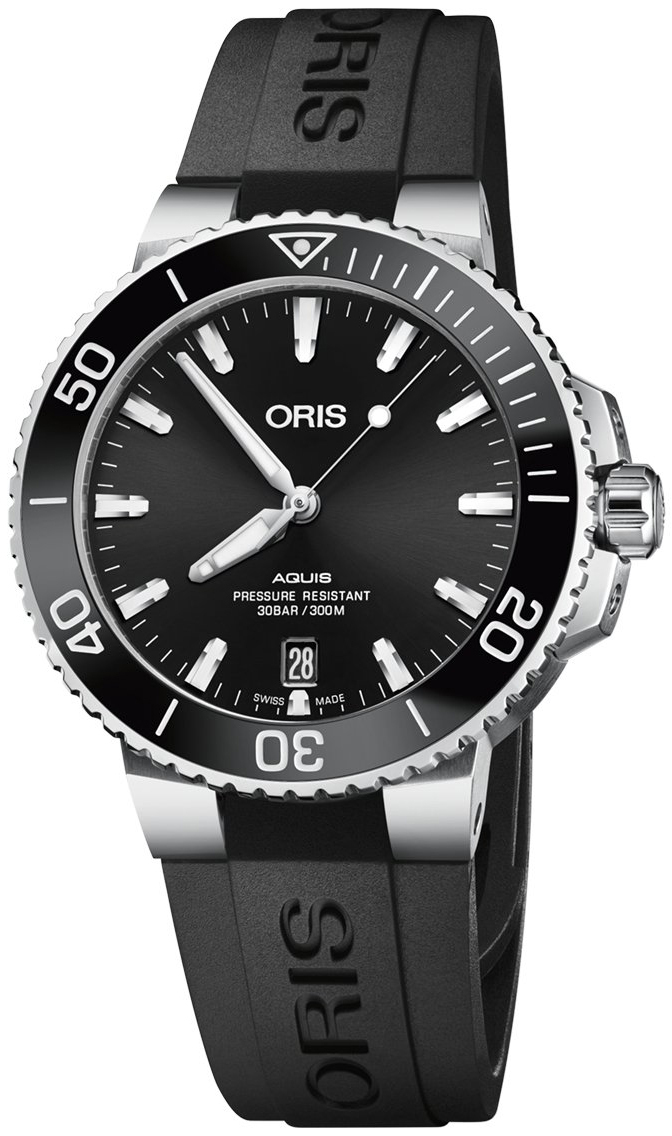 Oris Miesten kello 01 733 7732 4134-07 4 21 64FC Diving Musta/Kumi