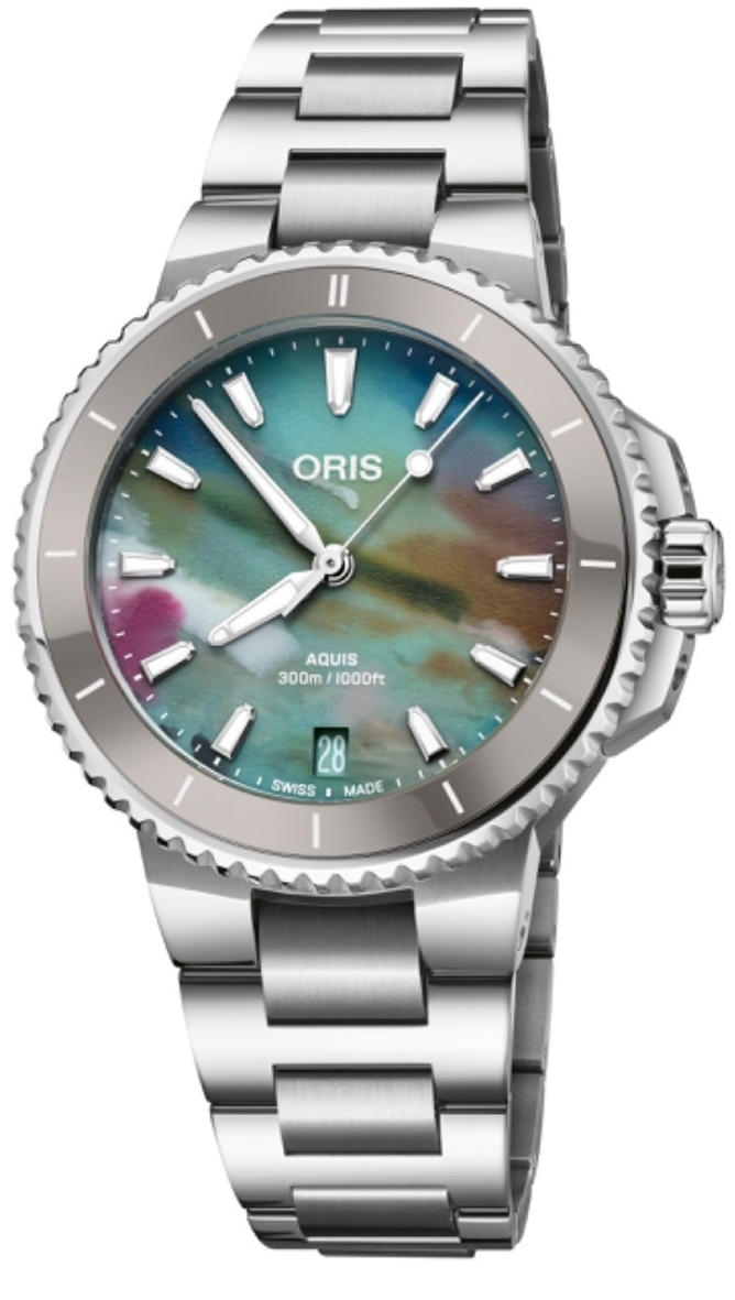 Oris Naisten kello 01 733 7792 4150-07 8 19 05P Aquis Upcycle