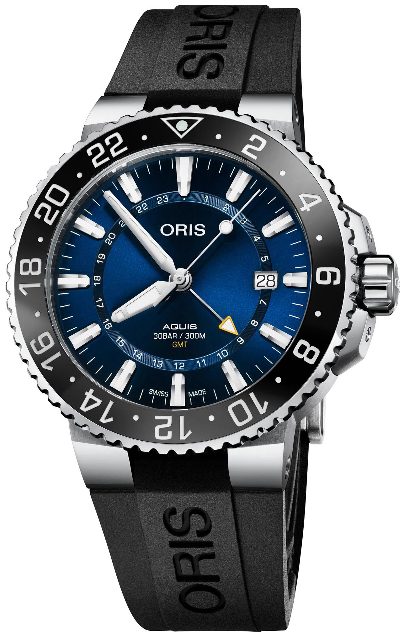 Oris Miesten kello 01 798 7754 4135-07 4 24 64EB Diving Sininen/Kumi