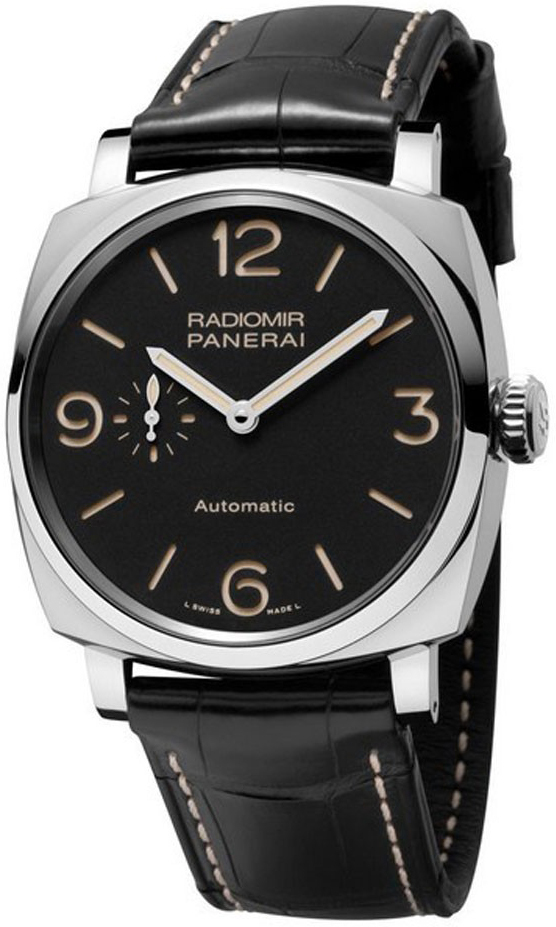 Panerai Miesten kello PAM00572 Radiomir Musta/Nahka Ø45 mm