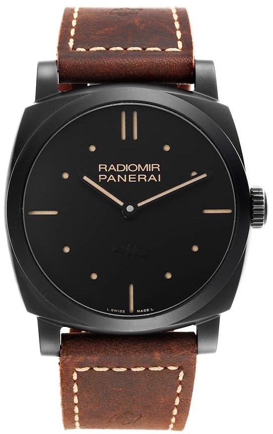 Panerai Miesten kello PAM00577 Radiomir Musta/Nahka Ø48 mm