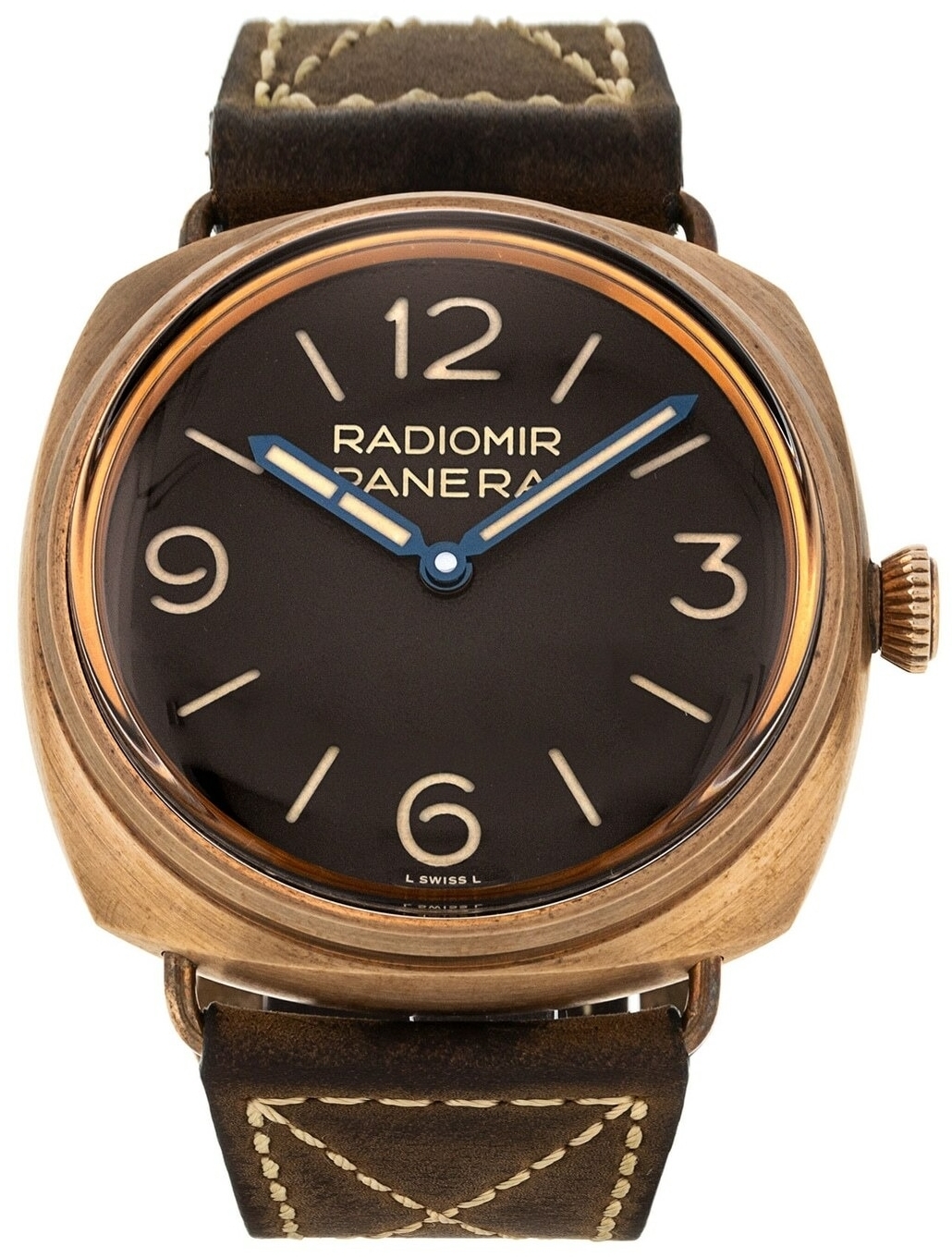 Panerai Miesten kello PAM00760 Radiomir Vihreä/Nahka Ø47 mm