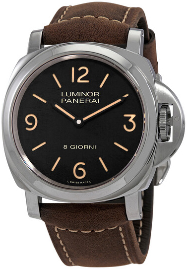 Panerai Miesten kello PAM00914 Luminor Musta/Nahka Ø44 mm