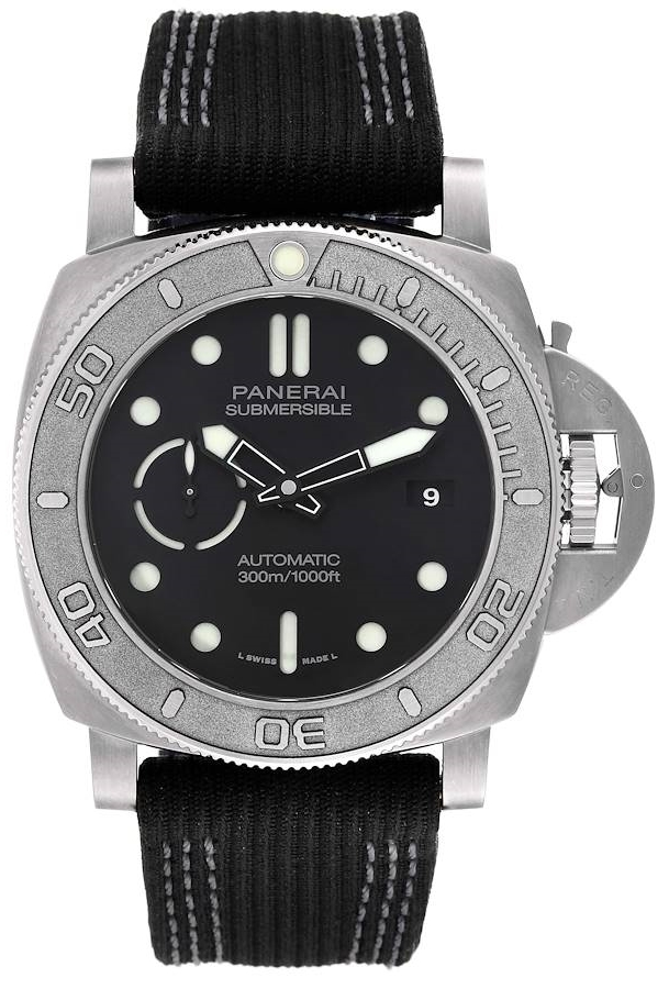 Panerai Miesten kello PAM00984 Luminor Musta/Nahka Ø47 mm