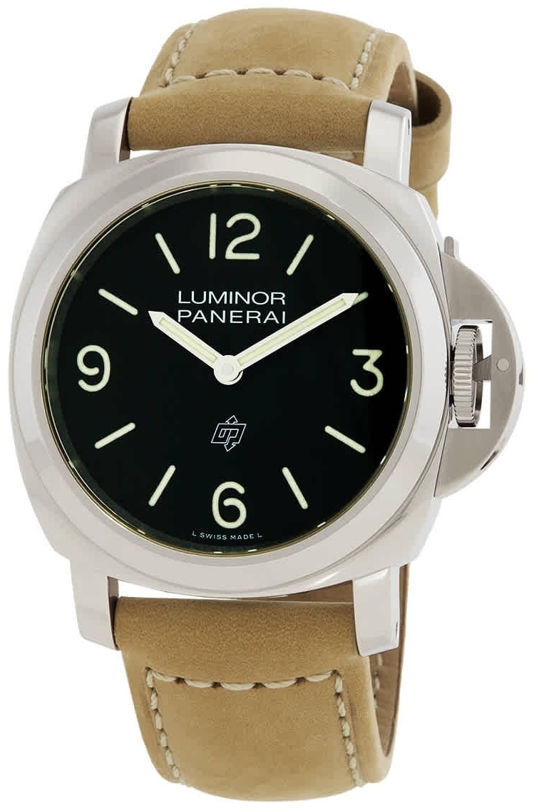 Panerai Miesten kello PAM01086 Luminor Musta/Nahka Ø44 mm