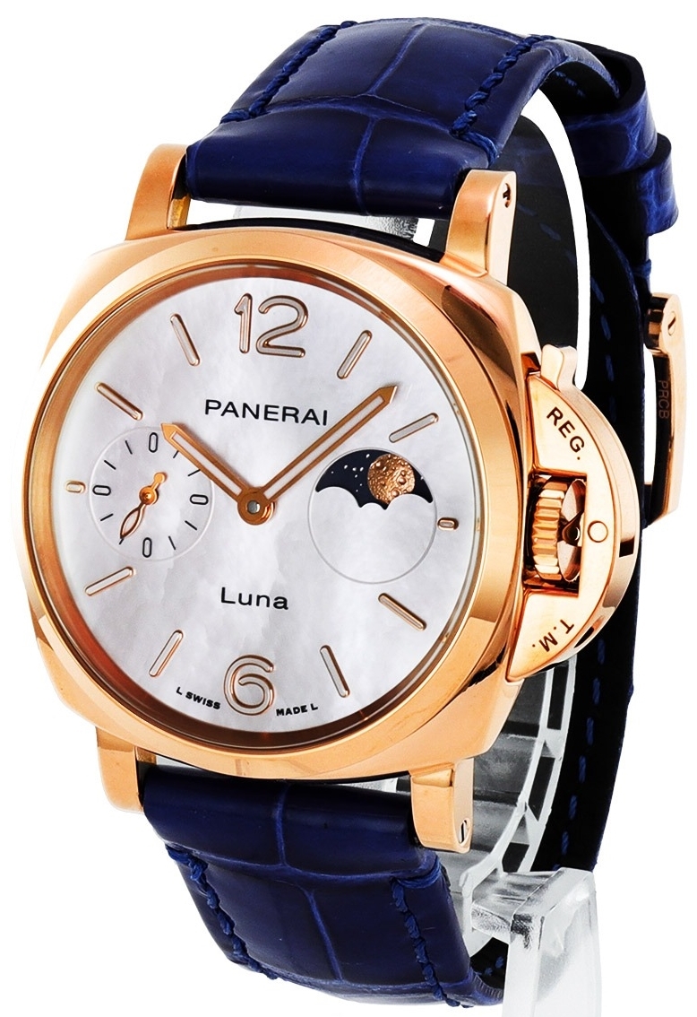 Panerai PAM01181 Luminor Due Valkoinen/Nahka Ø38 mm