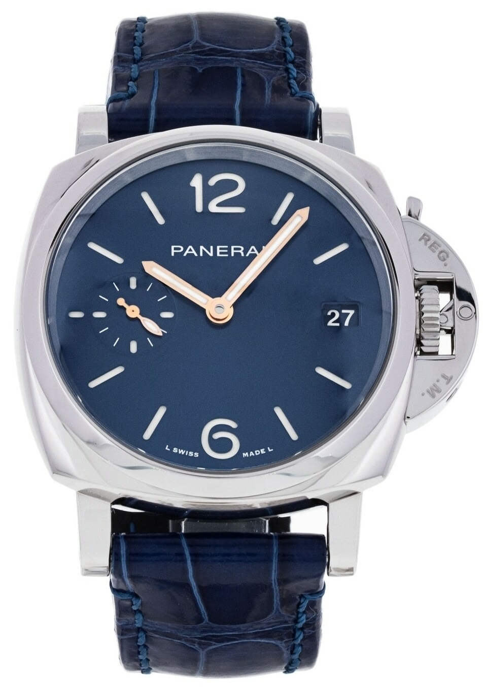 Panerai PAM01273 Luminor Sininen/Nahka Ø38 mm