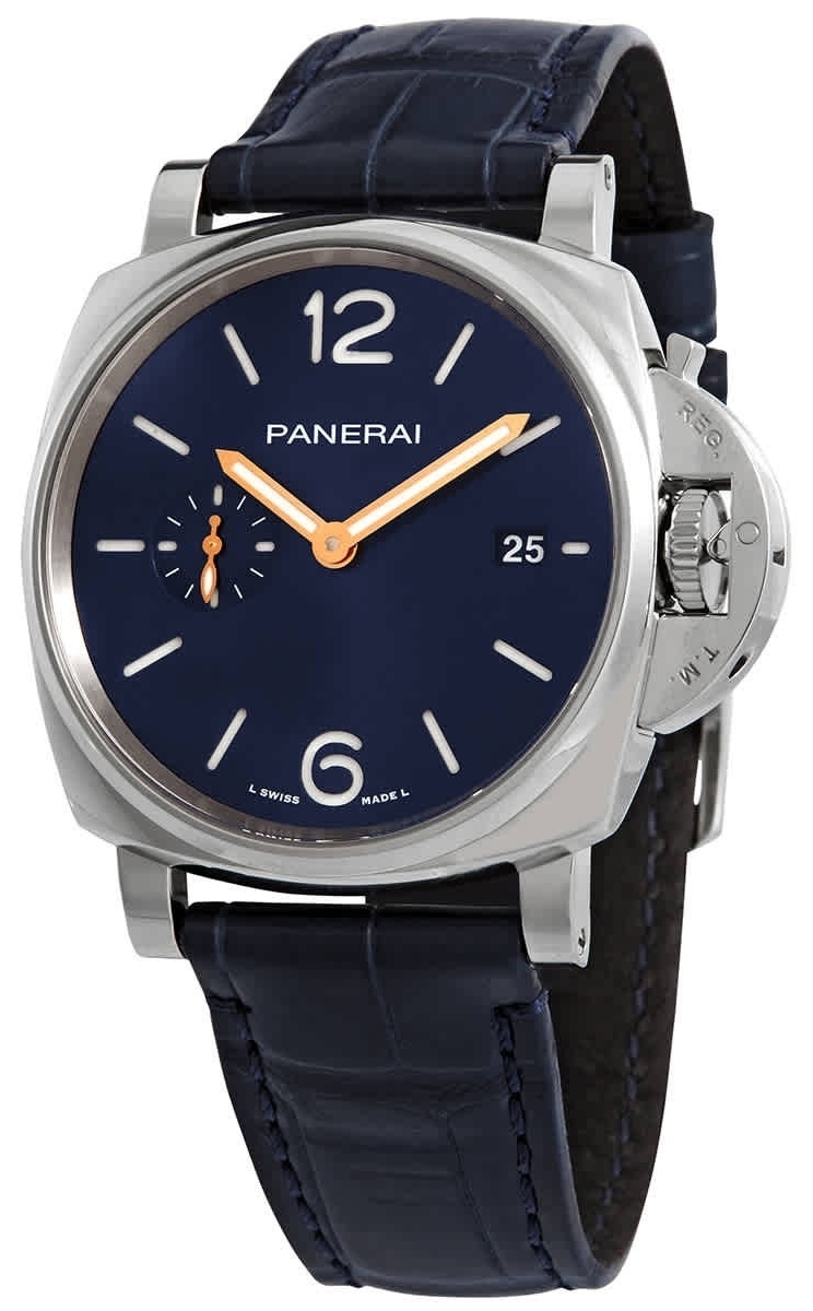 Panerai PAM01274 Luminor Due Sininen/Nahka Ø42 mm