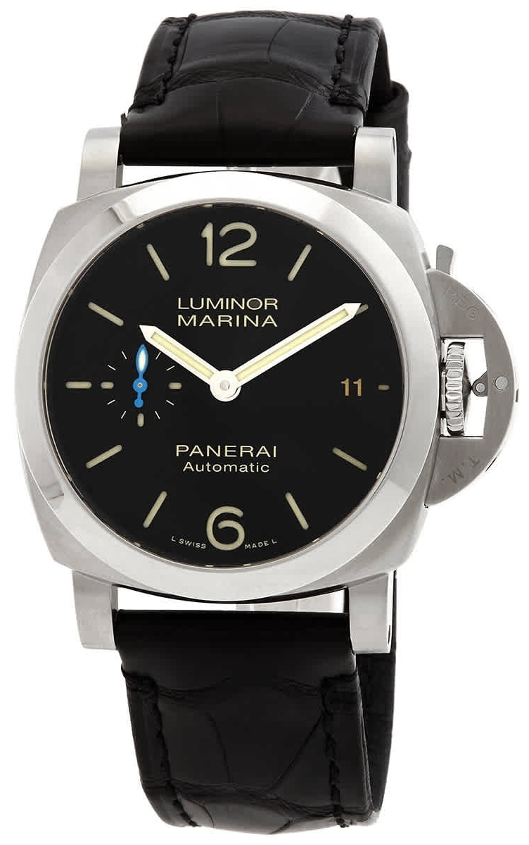 Panerai PAM01372 Luminor Musta/Nahka Ø40 mm