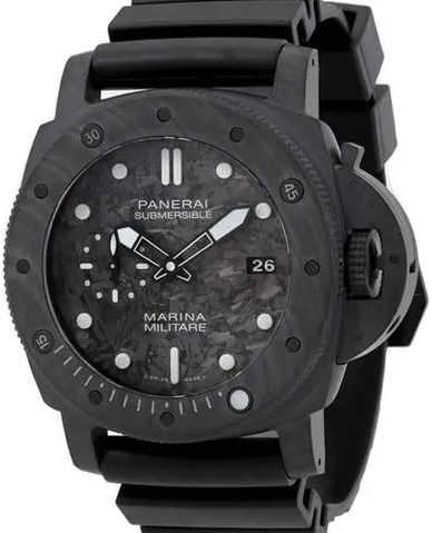 Panerai Miesten kello PAM02979 Submersible Harmaa/Kumi Ø47 mm