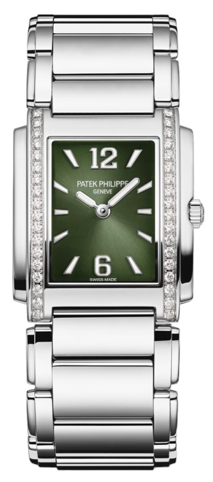 Patek Philippe Naisten kello 4910/1200A-011 Twenty-4 Vihreä/Teräs