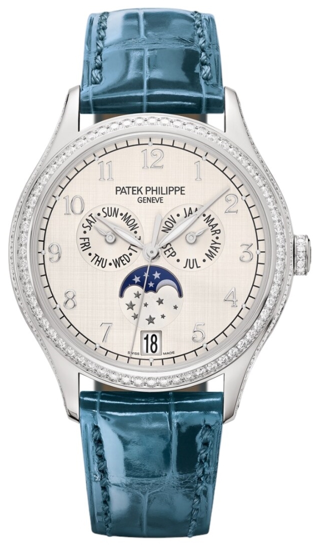 Patek Philippe Naisten kello 4947G-010 Complications Hopea/Nahka Ø38