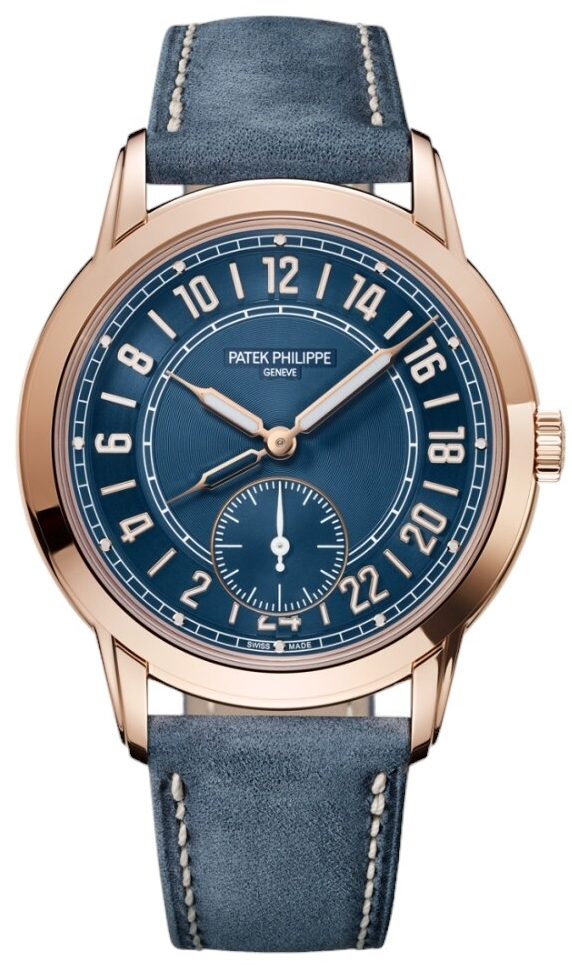 Patek Philippe Miesten kello 5224R-001 Complications Sininen/Nahka